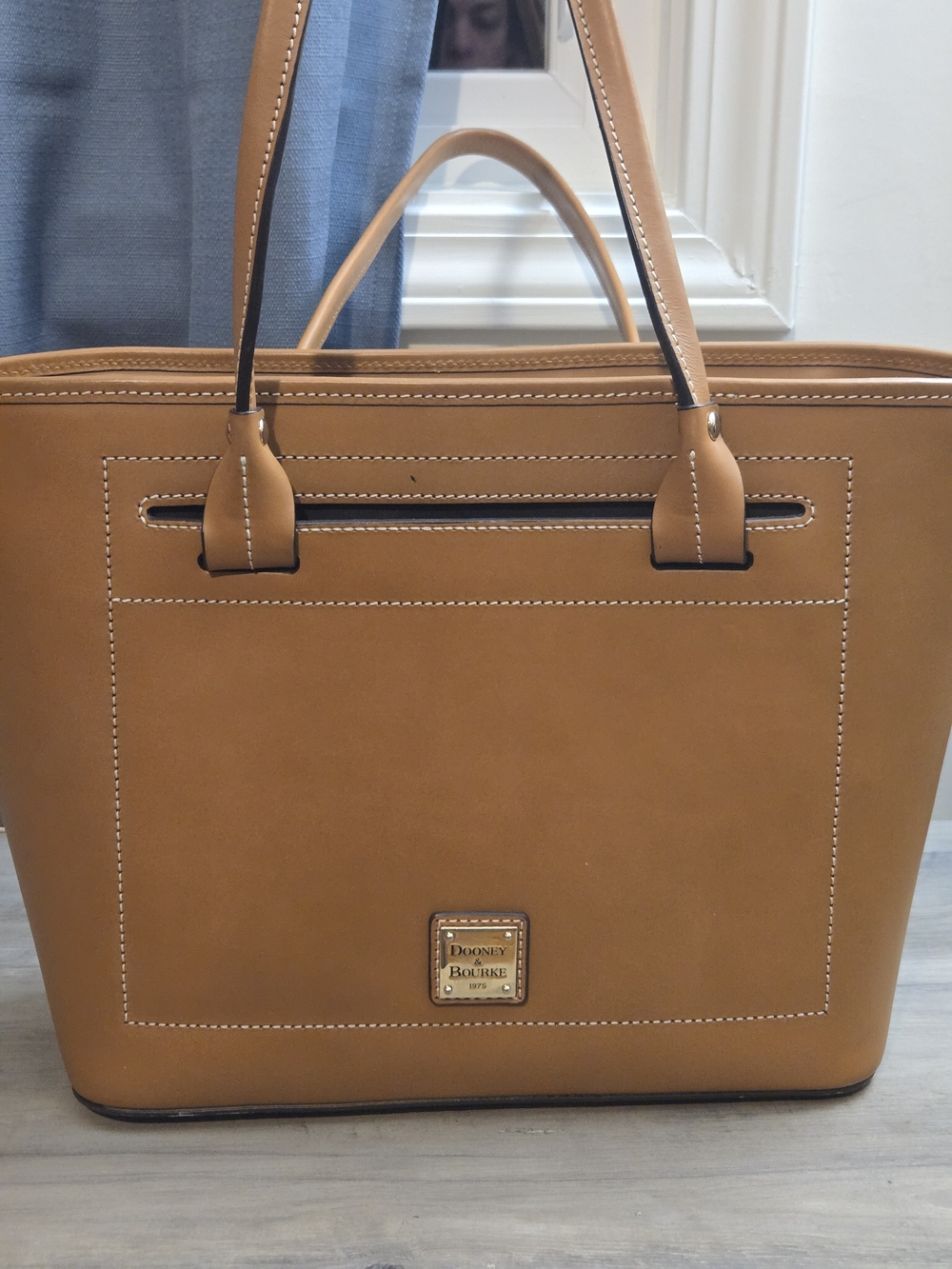 Dooney & Bourke Tan Leather Tote Bag